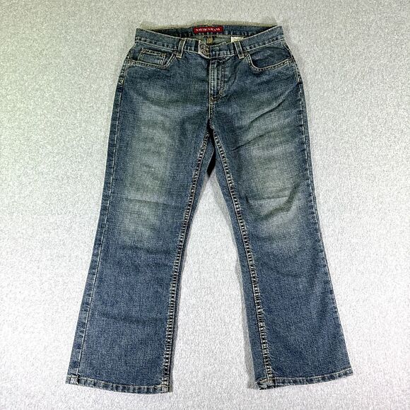 Nautica Womens Jeans Blue Tag Size 6 (30x25) Mid Rise Straight Stretch Denim - Picture 1 of 13